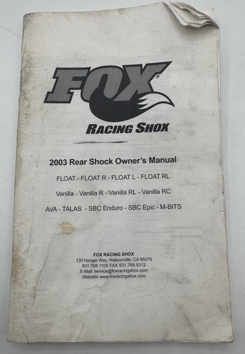 2003 fox racing - fox,