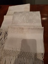 Coppia antichi asciugamani