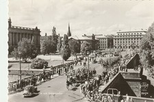 C2 - Cp Postcard Stockholm Norrbro ach Vaktparaden - Fg Vg