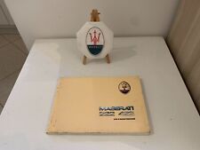 MASERATI 222-422 LIBRETTO DI USO & MANUTENZIONE USATO.