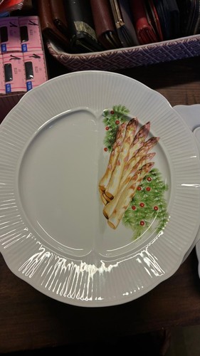 Servizio asparagi vintage - asparagi,