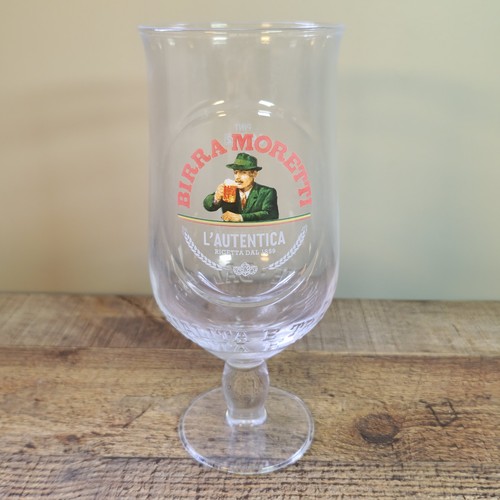 Birra moretti pint - pint, glass