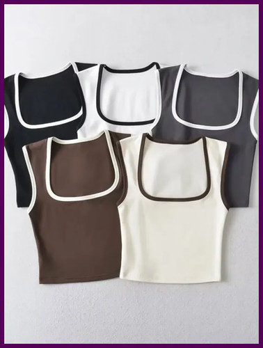 Camicia informal sin mangas