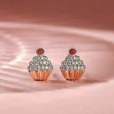 14K Rose Gold Plated 2Ct Round