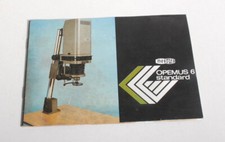 Manuale (inglese) ingranditore Meopta Opemus 6 Standard