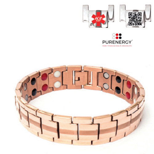 Bracciale titanio purenergy - bracciale, in