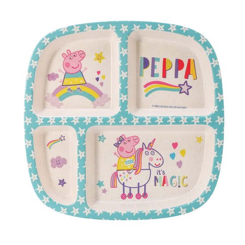 Peppa pig piatto colorato - pig,