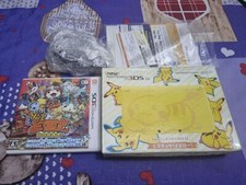 NEW NINTENDO 3DS LL PIKACHU LIMITED EDITION (JAP) + Gioco Yokai Sangokushi
