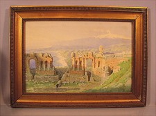 Raro antico acquerello