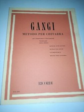 GANGI METODO PER CHITARRA SECONDA PARTE RICORDI 