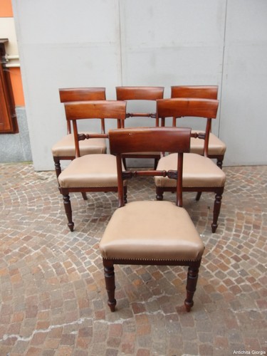 Sedie in mogano epoca - sedie,