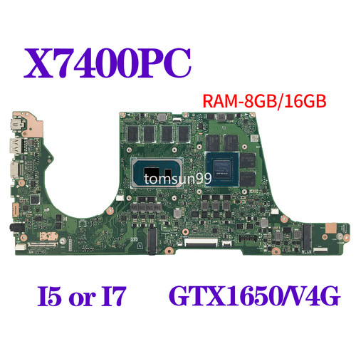 Scheda madre per asus - madre, x7400pc