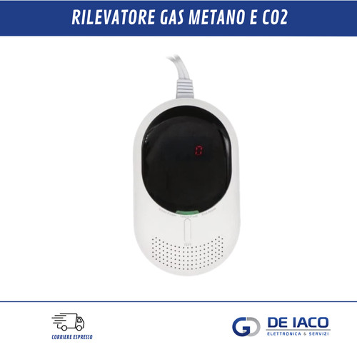 Rilevatore gas metano - , e