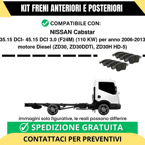 Pastiglie freno ant post - pastiglie,