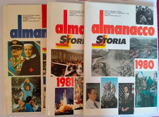3 volumi Almanacco Storia Illustrata 1980 1981 1982 Mondadori V