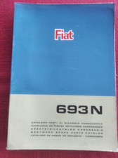 FIAT 693N 693 N  Catalogo Ricambi CARROZZERIA originale 1966 1° Edizione