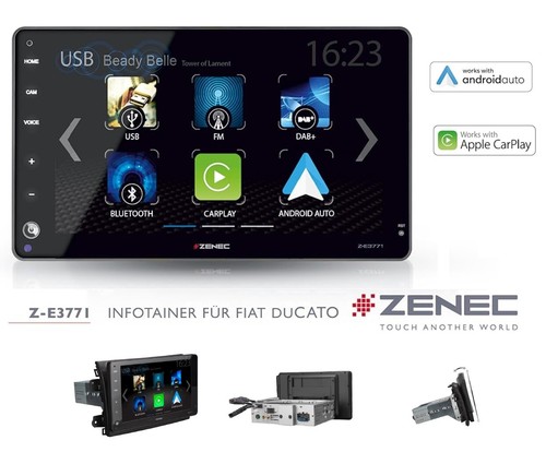 Zenec e3771 din dab - z-e3771, dab+
