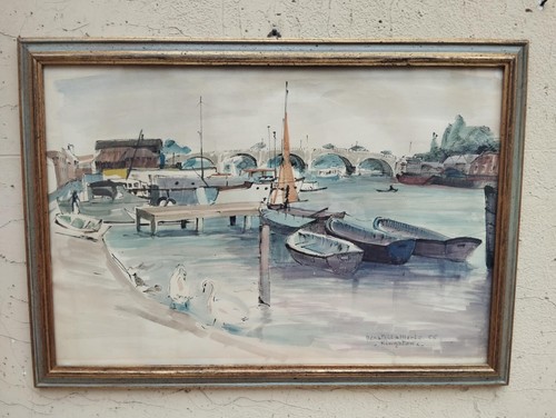 Quadro dipinto acquerello - dipinto, su