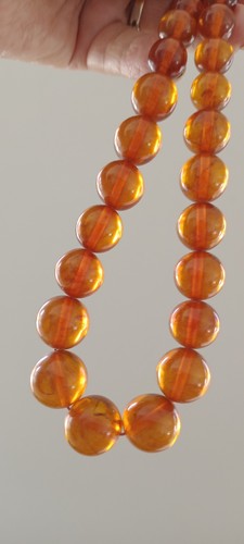 Collana vintage ambra baltica - vintage,