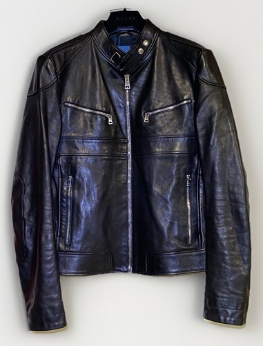 Gucci giacca uomo rider pelle - gucci,