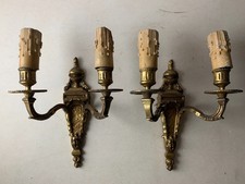 PAIRE APPLIQUE BRONZE STYLE