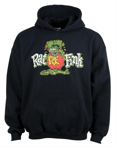 Felpa con cappuccio rat fink - cappuccio,