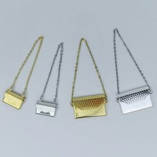 Borsa in metallo alla moda 1/6 per 11,5 pollici Accessori per Bambole Borsa a Catena Apribile Borsetta Giocattoli