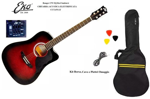 Eko ranger red - cw, sunburst