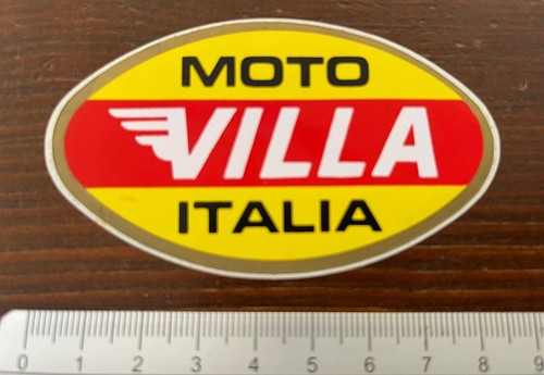 Adesivo vintage moto - adesivo, villa