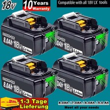 4x batteria 18V 6AH 12AH per