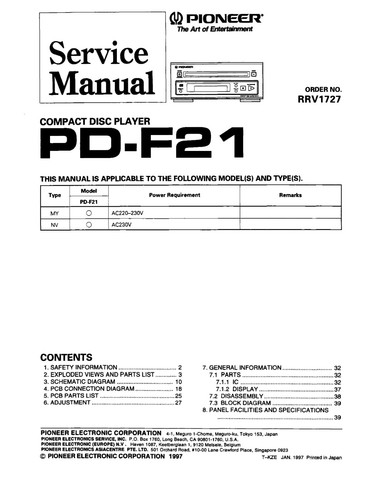Manuale servizio per - manuale, di