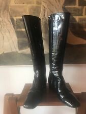 stivali in vernice vintage