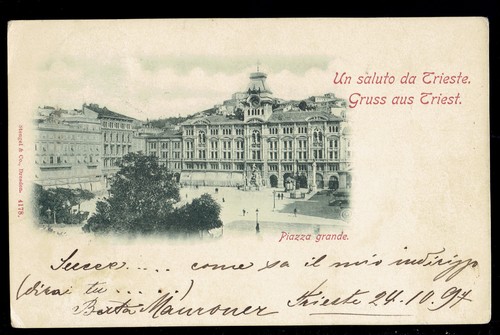 Trieste gruss aus - aus...., piazza