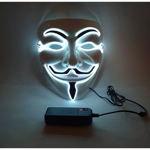 Maschera viso led bianca - viso,