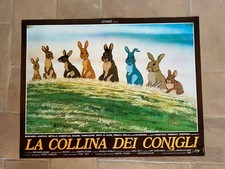Fotobusta LA COLLINA DEI CONIGLI martin rosen animazione F240