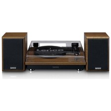 Lenco LS-100WD piatto audio Giradischi con trasmissione a cinghia Nero, Quercia 