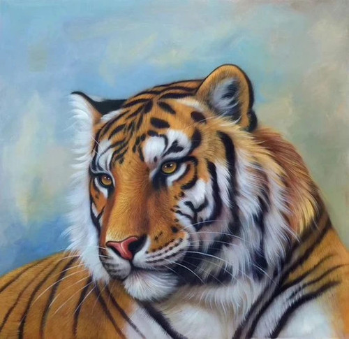 Tigre motivo punto croce - motivo,
