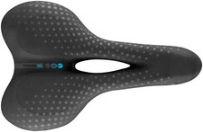 Selle San Marco Sella in Gel da Trekking Open-Fit - Acciaio, Nero, Uomo, Small