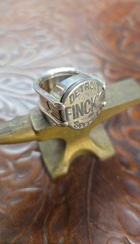 Anello vintage fincks detroit - anello,