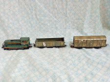 LIMA L 208699 LOCOMOTIVA DIESEL SNCF 61002 con 2 CARRI MILITARI HO