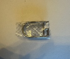 FIBBIA GUCCI LOGO G - SQUARE G BUCKLE - G SQUADRATA - COLORE ARGENTO - NUOVA