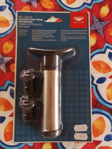 Pompa sottovuoto per vino - pompa,