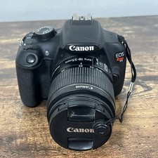 Canon EOS Rebel T5 fotocamera EF-S obiettivo 18-55 mm NON TESTATA per ricambi o riparazioni