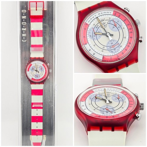 Swatch chrono navy berry - swatch,