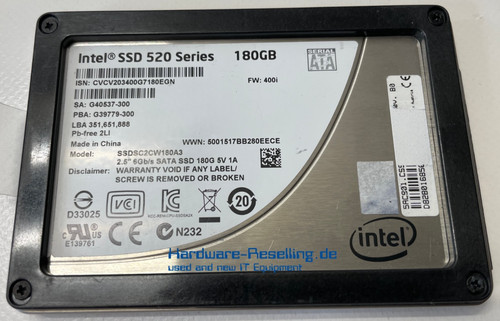 Intel 520 series - series, ssd