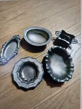 Lotto oggetti in peltro e metallo