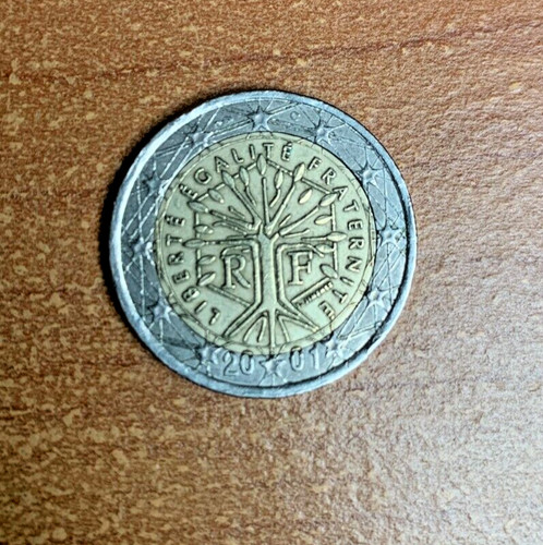 Moneta euro 2001 - moneta, francia