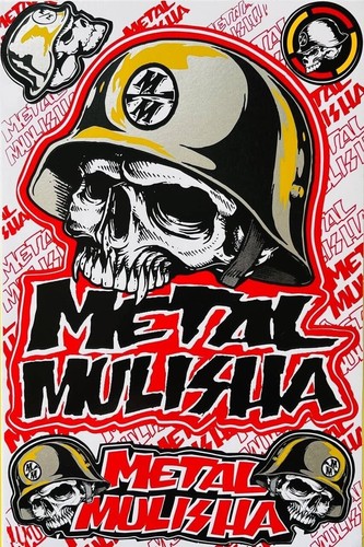 Metal mulisha adesivi - mulisha,