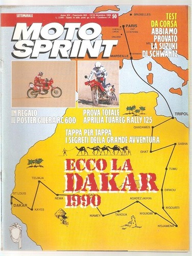 Rivista motosprint dic 1989 - motosprint,