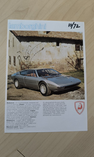Brochure lamborghini urraco - lamborghini,
